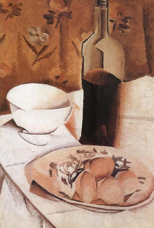 Juan Gris The Still life having egg and bottle china oil painting image